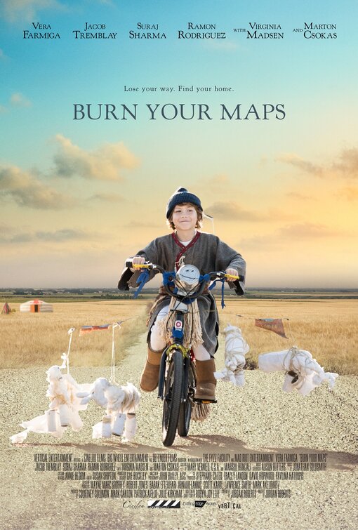 1000 piece jigsaw puzzle for the movie poster: Burn Your Maps (2019)