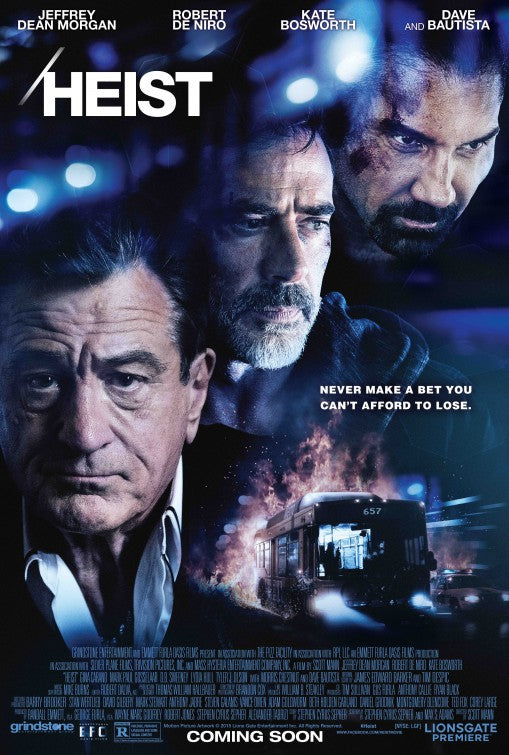 1000 piece jigsaw puzzle for the movie poster: Heist (2015)