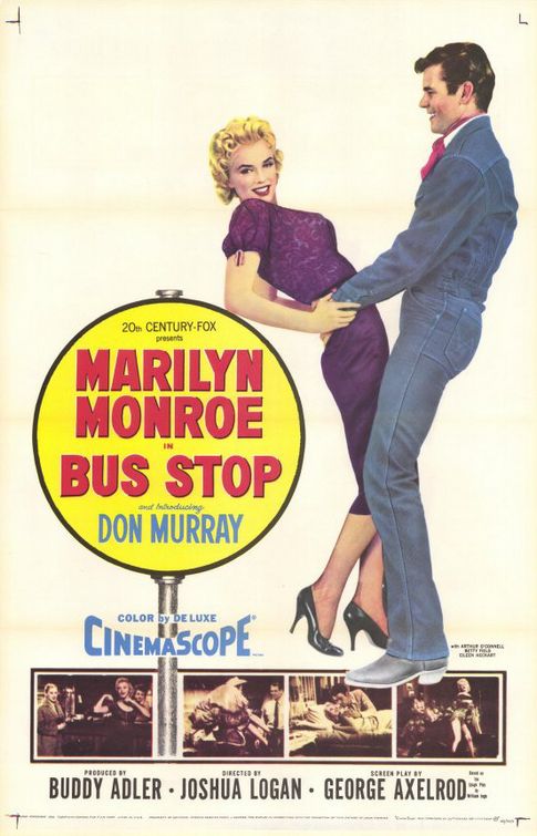 the movie poster: Bus Stop (1956)