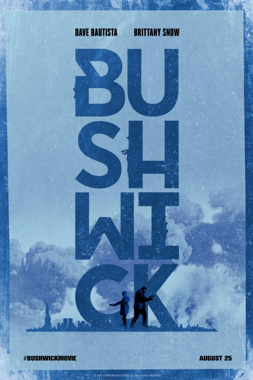 1000 piece jigsaw puzzle for the movie poster: Bushwick (2017)