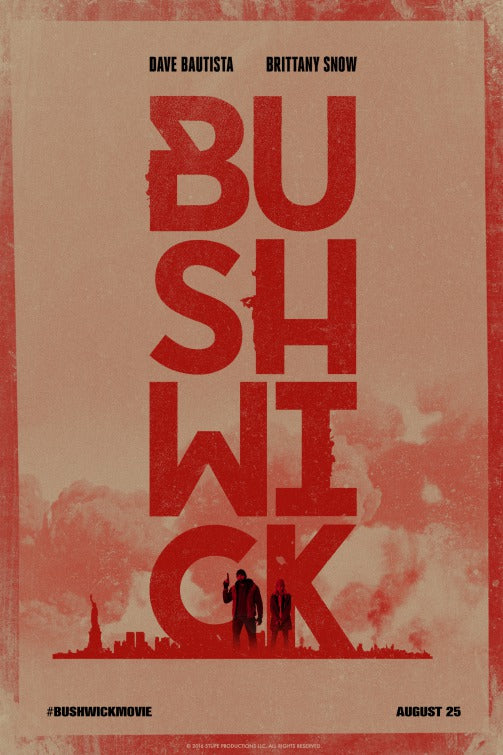 1000 piece jigsaw puzzle for the movie poster: Bushwick (2017) ver2