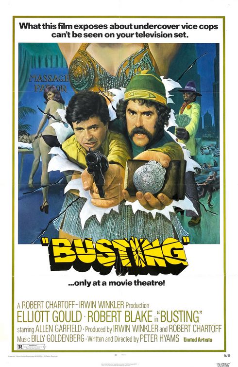 the movie poster: Busting (1974)