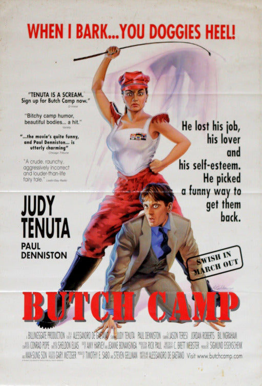 1000 piece jigsaw puzzle for the movie poster: Butch Camp (1996)