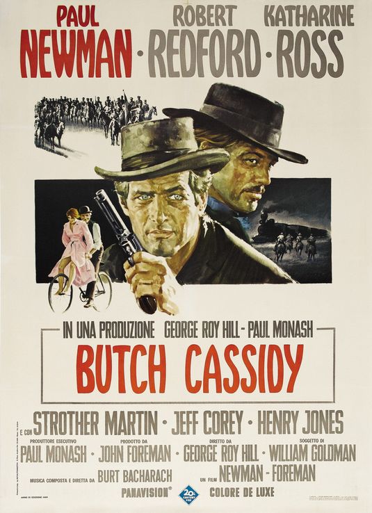 the movie poster: Butch Cassidy and the Sundance Kid (1969) ver6