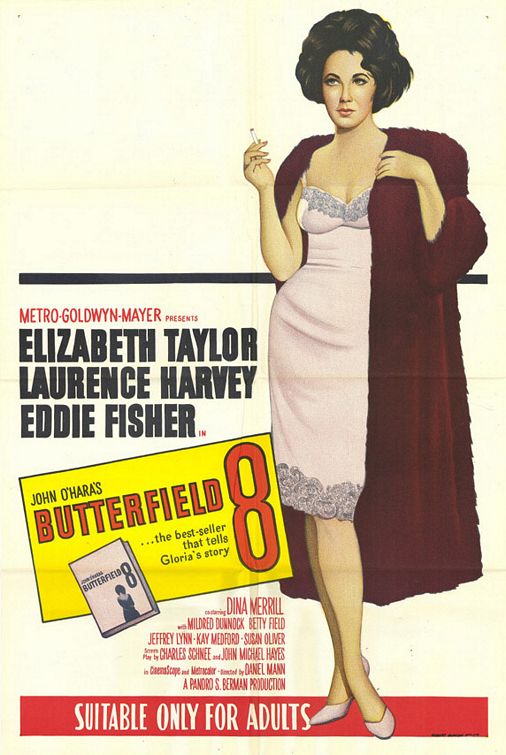 the movie poster: Butterfield 8 (1960)