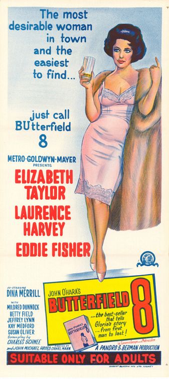 the movie poster: Butterfield 8 (1960) ver2
