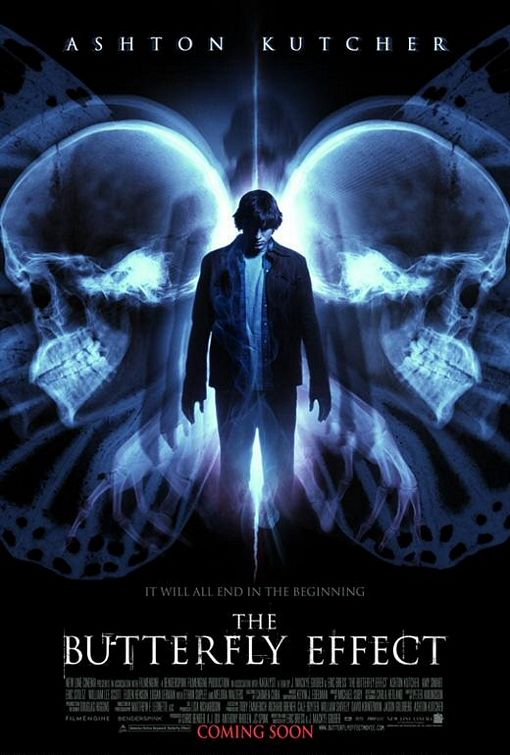 the movie poster: The Butterfly Effect (2004) ver2