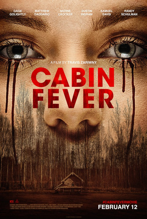 1000 piece jigsaw puzzle for the movie poster: Cabin Fever (2016)
