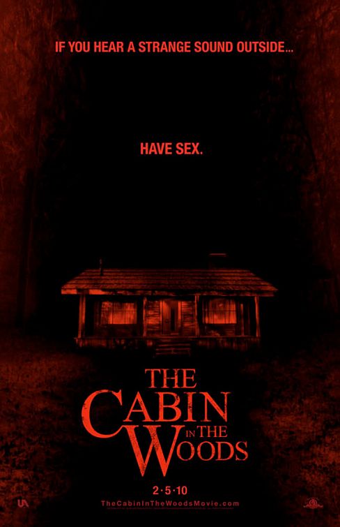 1000 piece jigsaw puzzle for the movie poster: The Cabin in the Woods (2012)