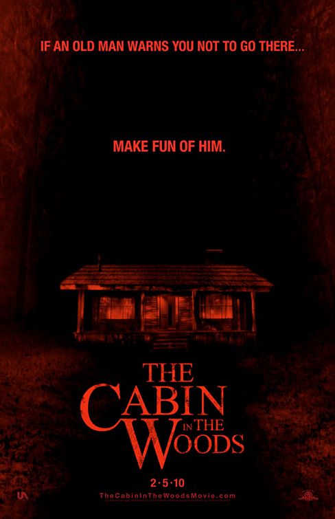1000 piece jigsaw puzzle for the movie poster: The Cabin in the Woods (2012) ver2