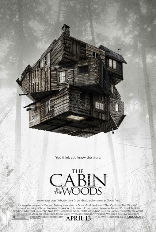 1000 piece jigsaw puzzle for the movie poster: The Cabin in the Woods (2012) ver4