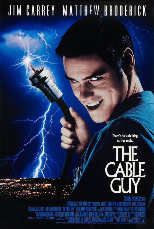 the movie poster: The Cable Guy (1996)