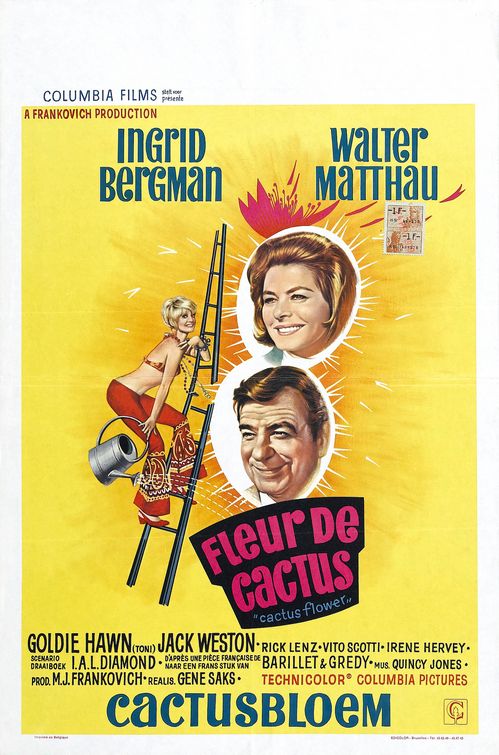 the movie poster: Cactus Flower (1969) ver2