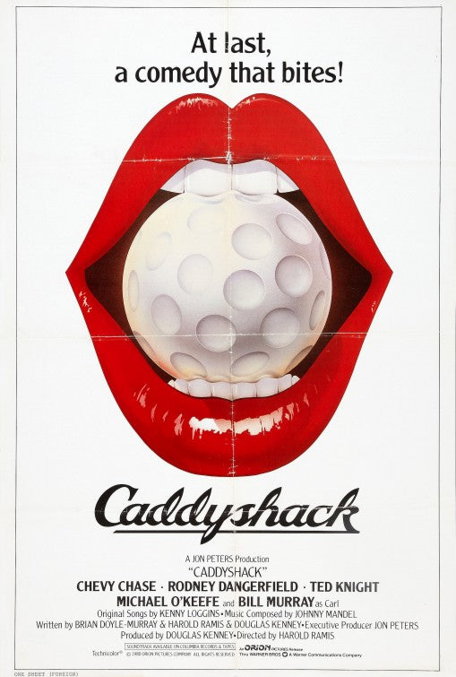 the movie poster: Caddyshack (1980)