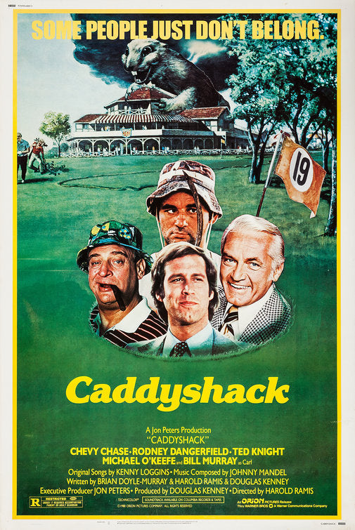 the movie poster: Caddyshack (1980) ver2