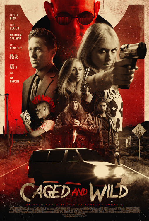 1000 piece jigsaw puzzle for the movie poster: Caged and Wild (2023)