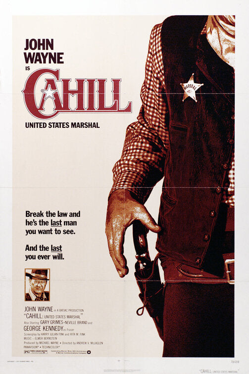 the movie poster: Cahill U.S. Marshal (1973)