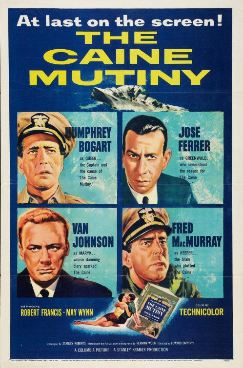 1000 piece jigsaw puzzle for the movie poster: The Caine Mutiny (1954)