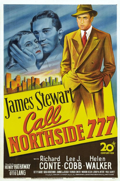 the movie poster: Call Northside 777 (1948)