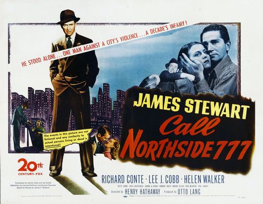 the movie poster: Call Northside 777 (1948) ver2
