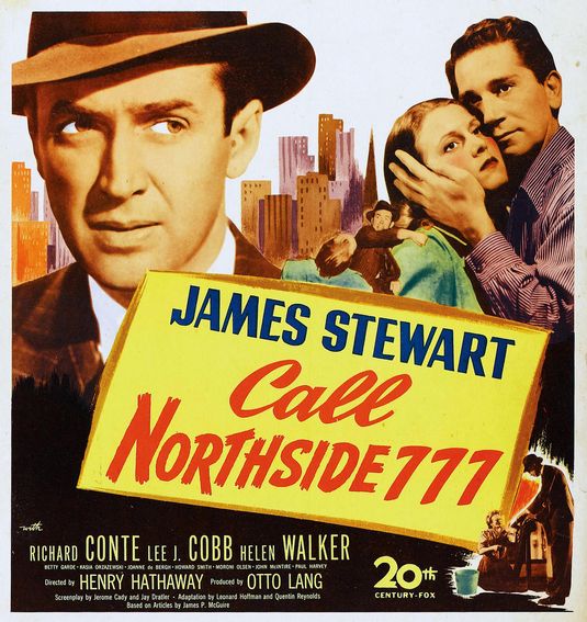 the movie poster: Call Northside 777 (1948) ver3