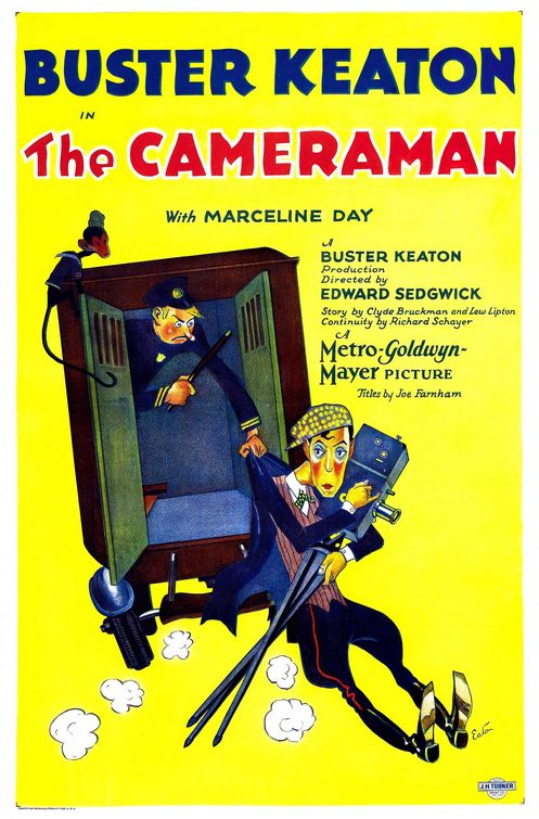 the movie poster: The Cameraman (1928)