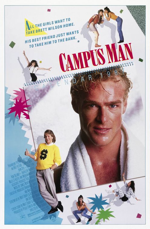the movie poster: Campus Man (1987)