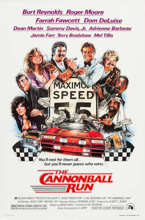 the movie poster: The Cannonball Run (1981)