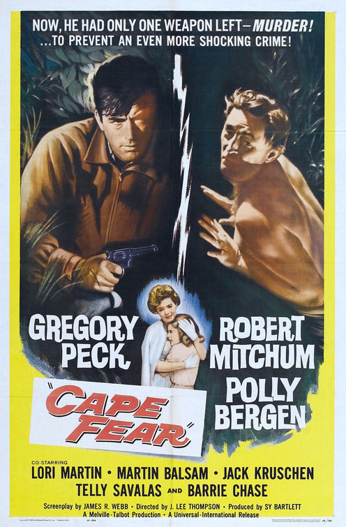 the movie poster: Cape Fear (1962)