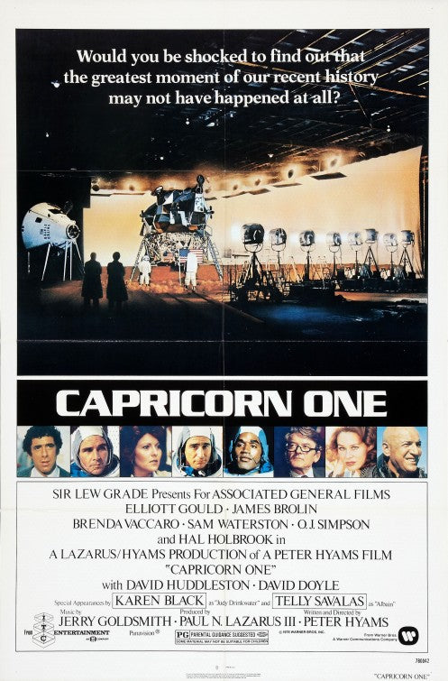 the movie poster: Capricorn One (1978)