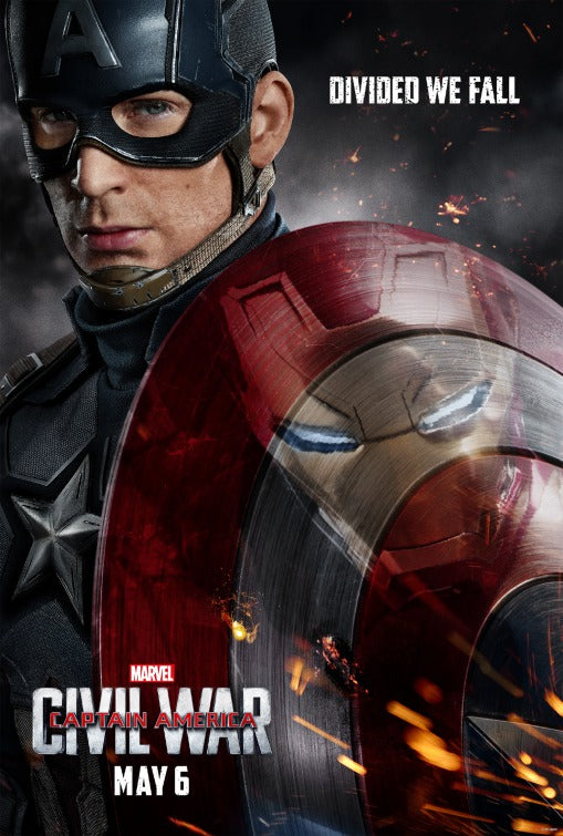1000 piece jigsaw puzzle for the movie poster: Captain America: Civil War (2016)