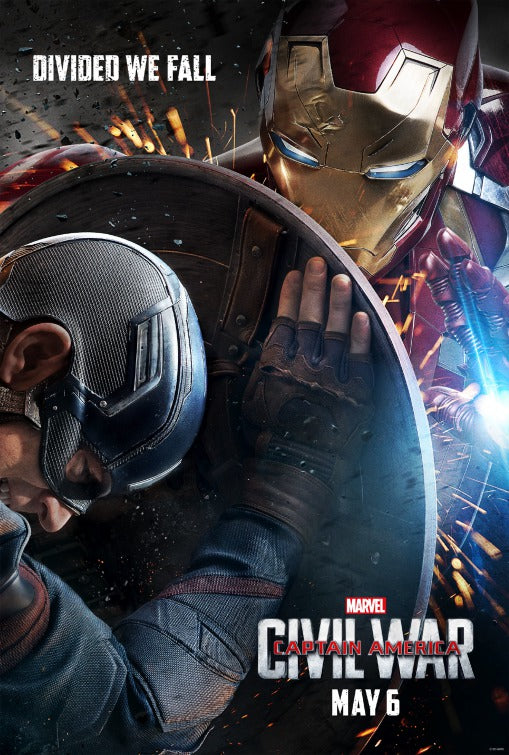 1000 piece jigsaw puzzle for the movie poster: Captain America: Civil War (2016) ver3