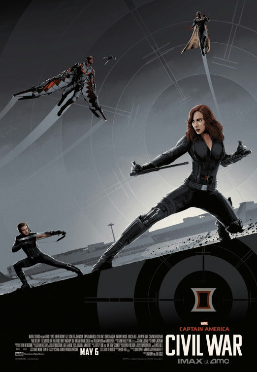 1000 piece jigsaw puzzle for the movie poster: Captain America: Civil War (2016) ver33