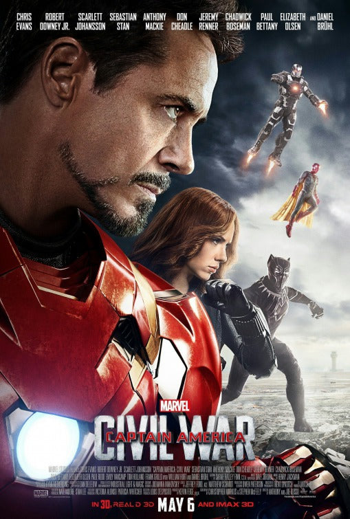 1000 piece jigsaw puzzle for the movie poster: Captain America: Civil War (2016) ver38