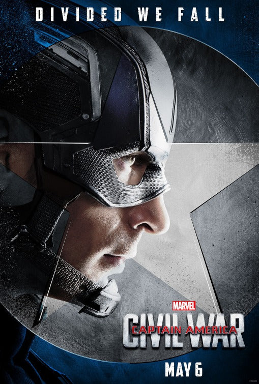 1000 piece jigsaw puzzle for the movie poster: Captain America: Civil War (2016) ver8