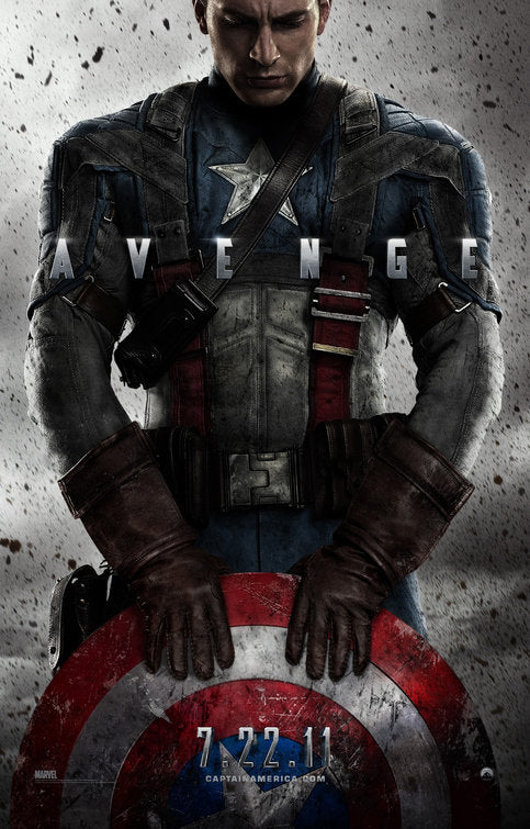 1000 piece jigsaw puzzle for the movie poster: Captain America: The First Avenger (2011)