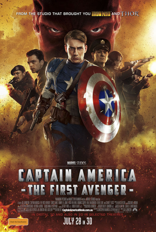 1000 piece jigsaw puzzle for the movie poster: Captain America: The First Avenger (2011) ver3