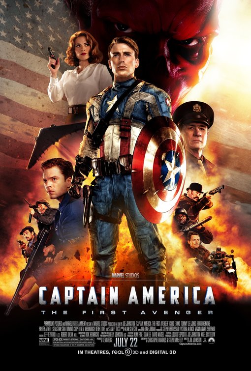 1000 piece jigsaw puzzle for the movie poster: Captain America: The First Avenger (2011) ver6