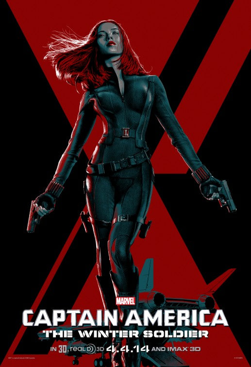 1000 piece jigsaw puzzle for the movie poster: Captain America: The Winter Soldier (2014) ver15
