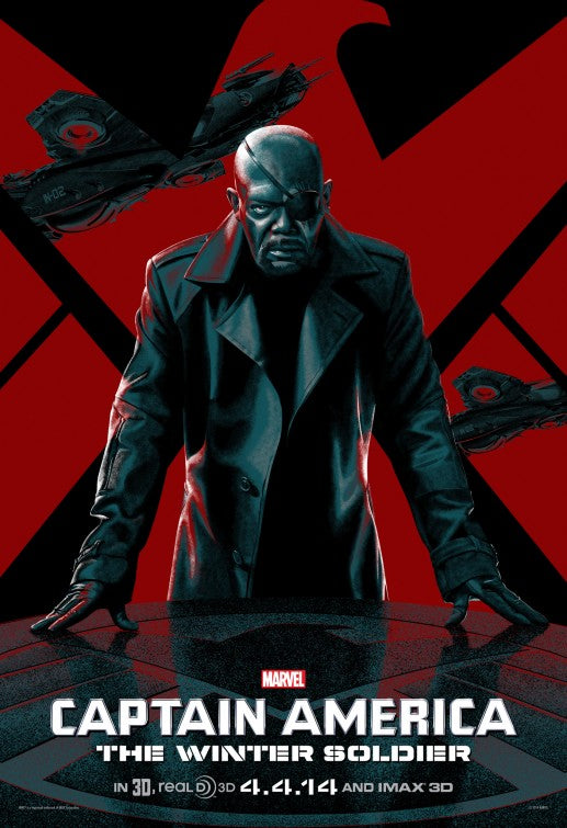 1000 piece jigsaw puzzle for the movie poster: Captain America: The Winter Soldier (2014) ver16