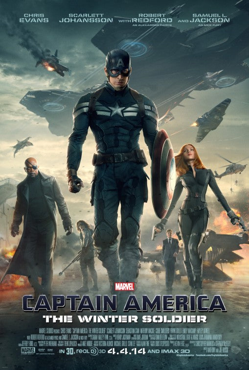 1000 piece jigsaw puzzle for the movie poster: Captain America: The Winter Soldier (2014) ver7