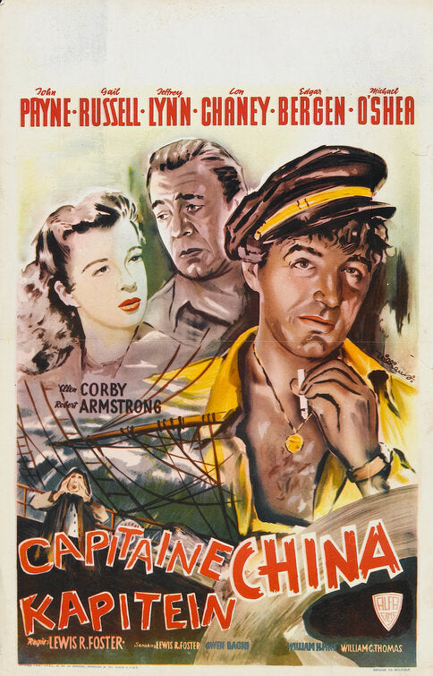 1000 piece jigsaw puzzle for the movie poster: Captain China (1950) ver2