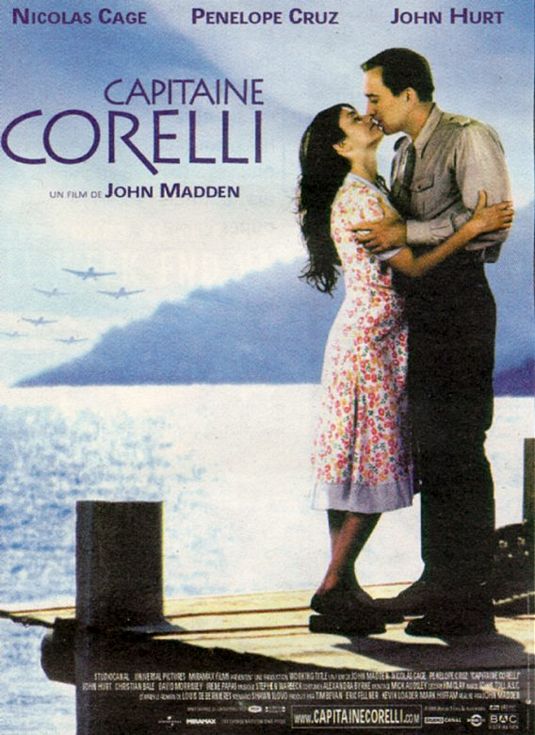 the movie poster: Captain Corelli's Mandolin (2001) ver5