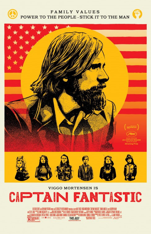 1000 piece jigsaw puzzle for the movie poster: Captain Fantastic (2016) ver3