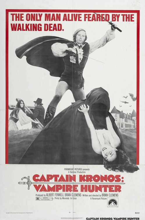 the movie poster: Captain Kronos - Vampire Hunter (1974)
