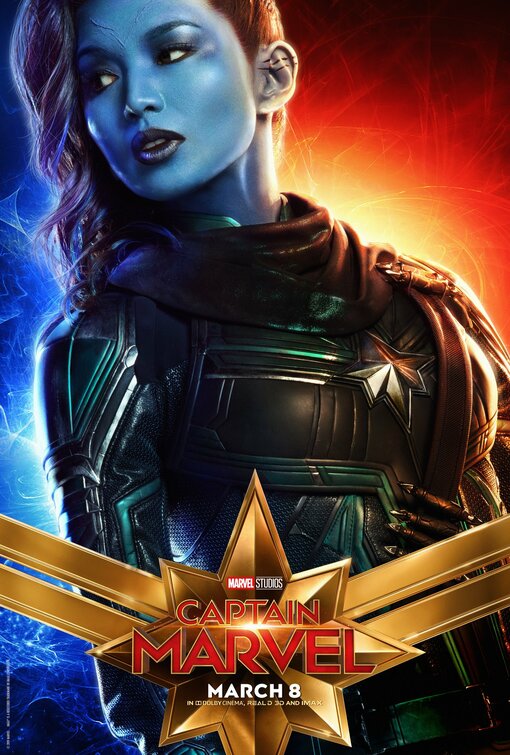 1000 piece jigsaw puzzle for the movie poster: Captain Marvel (2019) ver12