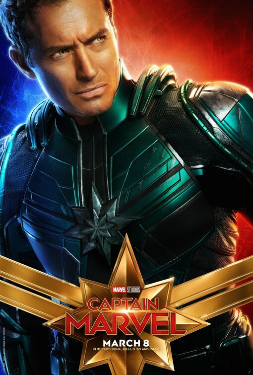 1000 piece jigsaw puzzle for the movie poster: Captain Marvel (2019) ver14
