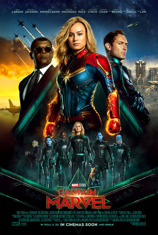 1000 piece jigsaw puzzle for the movie poster: Captain Marvel (2019) ver18