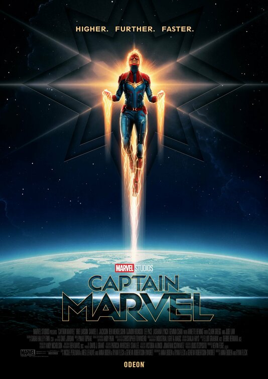 1000 piece jigsaw puzzle for the movie poster: Captain Marvel (2019) ver19