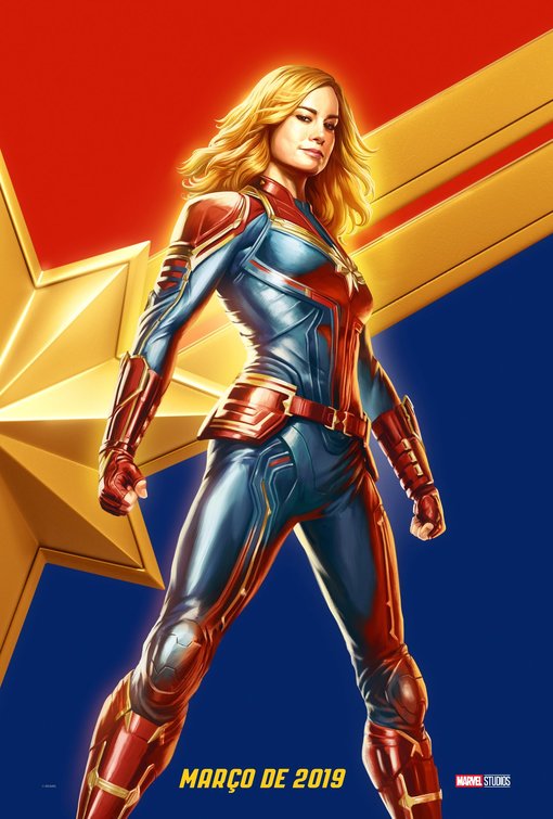 1000 piece jigsaw puzzle for the movie poster: Captain Marvel (2019) ver3